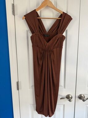 ‼️ FINAL PRICE ‼️ Like new BCBG brown dress